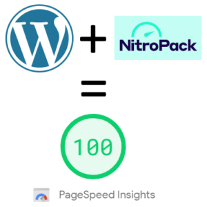 WordPress NitroPack Core Web Vitals PageSpeed Insights