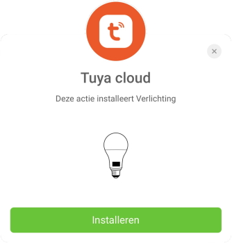 Tuya cloud - Please configure the app first