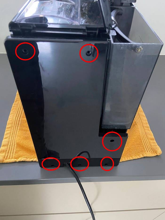 Achterkap mellita caffeo solo losschroeven