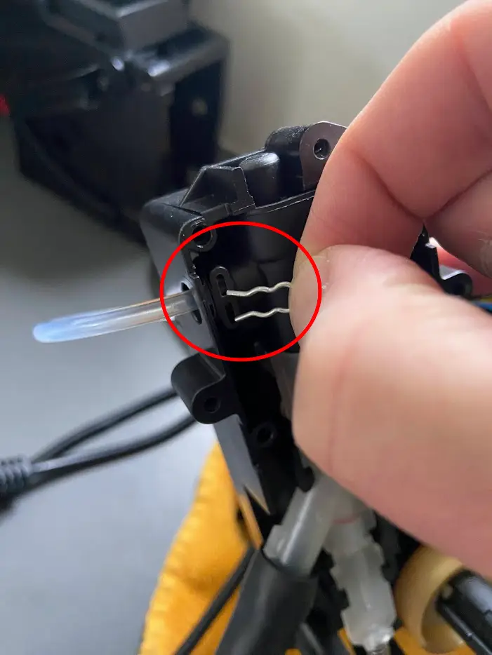 Borgpen terugplaatsen