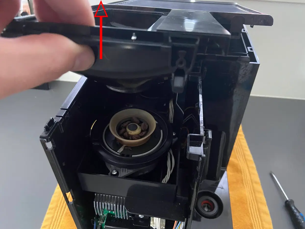 Bovenkant verwijderen