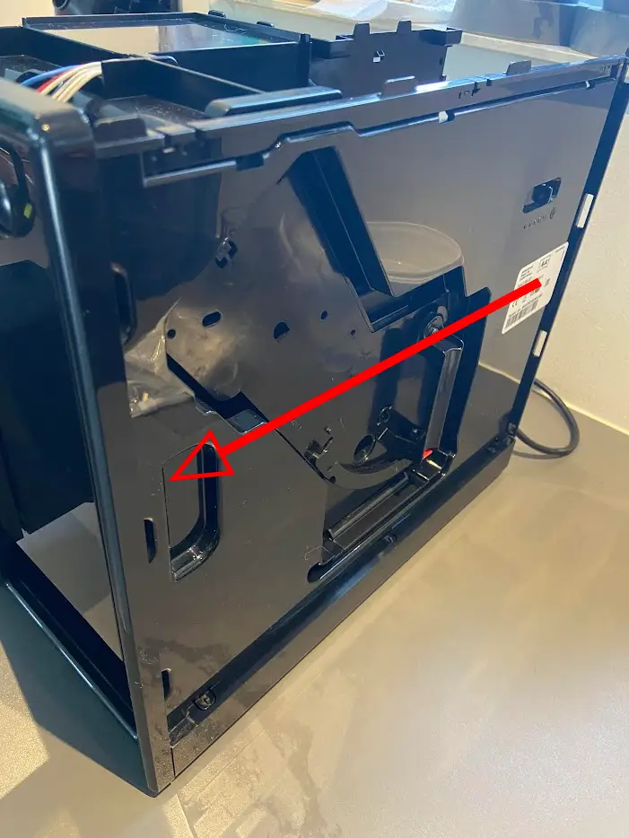 Zijkap zetgroep weer terugplaatsen